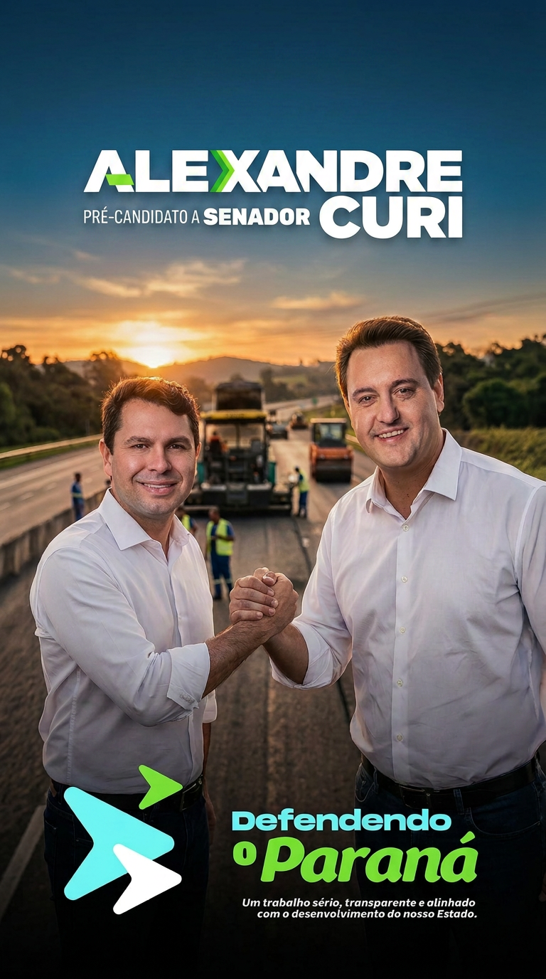 Defendendo o Paraná — Alexandre Curi e Ratinho Junior
