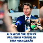 Alexandre Curi explica projeto de resolução para nova eleição